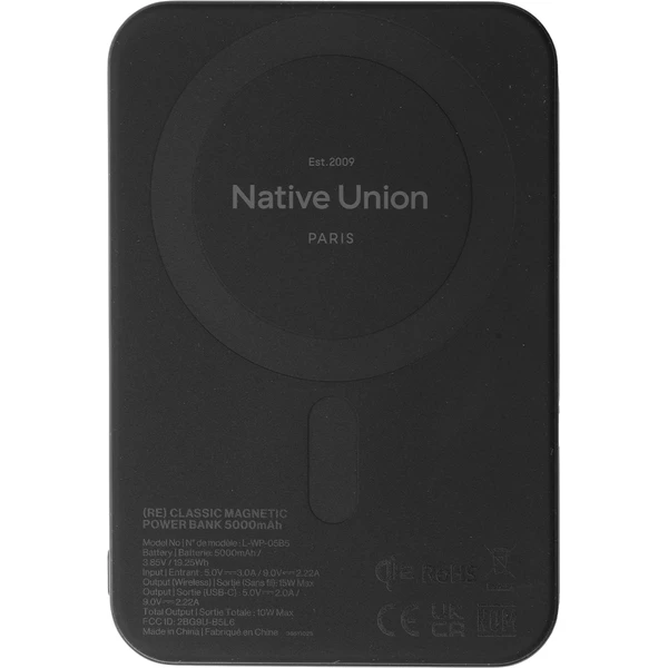 Native Union (Re)Classic Magnetic Power Bank Qi2 5000mAh zelená - Powerbanky - Obrázek a0bb7fb1b8a648f49db18034dfb6b7a9