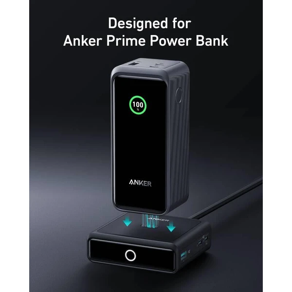 Anker nabíjecí stanice 100W 2xUSB-C, 1xUSB, 1xkonektor pro Prime powerbanku černá - Nabíječky - Obrázek a0e481782cd74780b72dc69bba548194