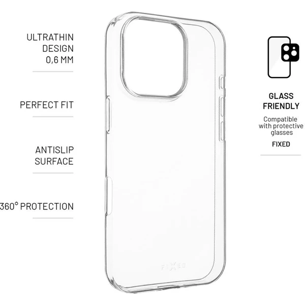 FIXED Story Slim TPU kryt Apple iPhone 16 Pro čirý - Pouzdra - Obrázek a0ffac723df64c67870f6ff6fa8c6233