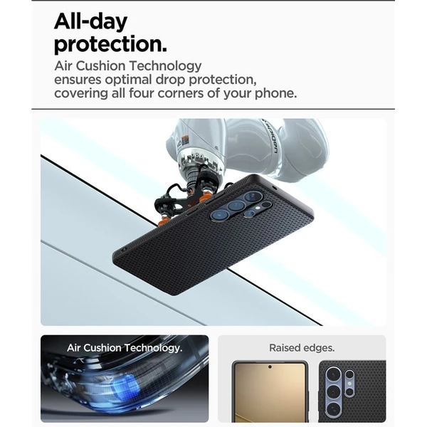 Spigen Liquid Air kryt Samsung Galaxy S25 Ultra černý - Pouzdra - Obrázek a102d2147e7e4d389a24950a4edd78a2