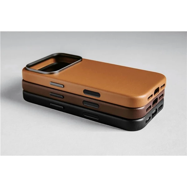 Nomad Traditional Leather Case MagSafe kožený kryt iPhone 17 Pro Max Black - Pouzdra - Obrázek a10bf42b5b04401b92e27e858b7a30b2