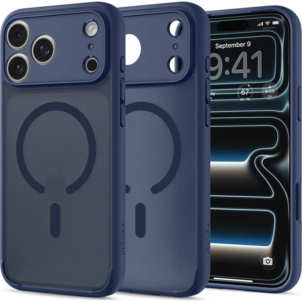 Spigen Ultra Hybrid MagSafe kryt iPhone 18 Pro/17 Pro frost deep blue - Pouzdra - Obrázek a115598fa9434ed3bff3d59a0a490d83