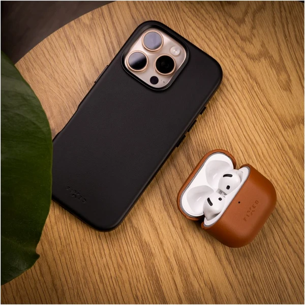 FIXED PodsLeather kožené pouzdro pro Apple AirPods 4 hnědé - Pouzdra - Obrázek a11d8549a65042d784dd7645e1dd789a