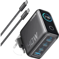 Anker 140W nabíječka, 3x USB-C, 1x USB-A šedá - Nabíječky