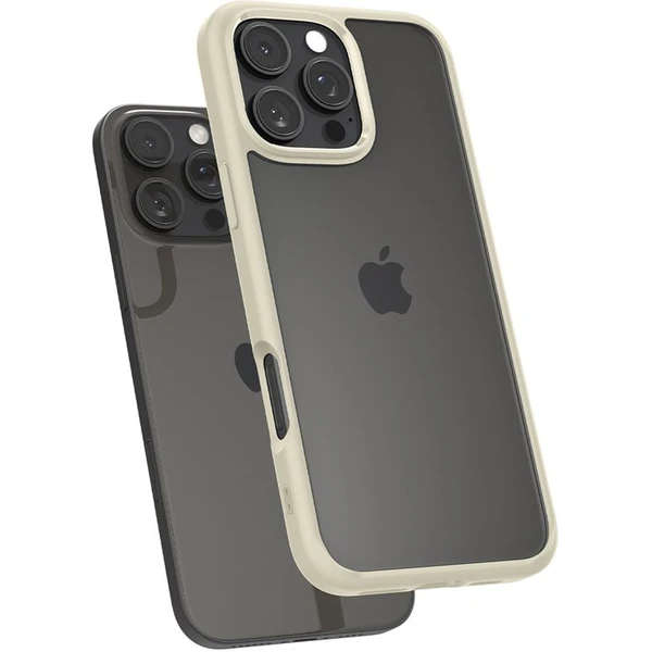 Spigen Crystal Hybrid kryt iPhone 16 Pro Max mute beige - Pouzdra - Obrázek a159fa67e52a44e79f72c588e862b82b