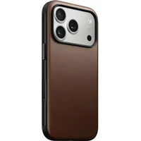 Nomad Modern Leather Case MagSafe kožený kryt iPhone 17 Pro Brown - Pouzdra