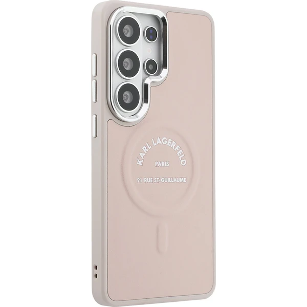 Karl Lagerfeld PU RSG Logo Magnetic kryt Samsung Galaxy S26 Ultra růžový - Pouzdra - Obrázek a195495295134c7783c91947452e5107