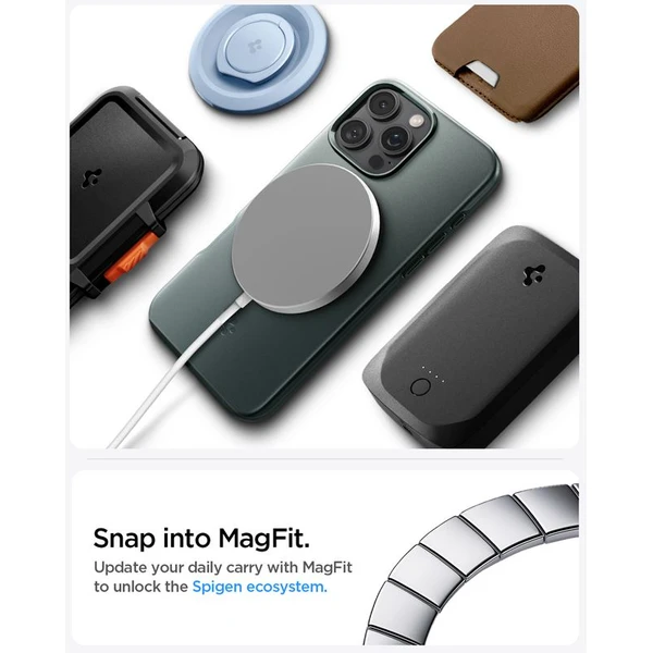 Spigen Thin Fit MagSafe kryt iPhone 16 Pro Max abyss green - Pouzdra - Obrázek a196b30a0a08463499fb20b288951a1c
