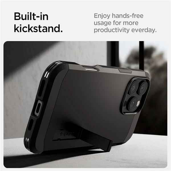 Spigen Tough Armor MagSafe kryt iPhone 16 Pro Max black - Pouzdra - Obrázek a1a0ca57aa164d029057af7f5f3cb58d
