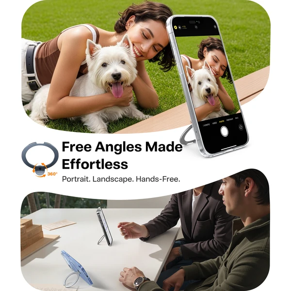 Torras Ostand Q3 Spin MagSafe kryt iPhone Air clear - Pouzdra - Obrázek a1b1dbb2546e4b72a662b5002688c6e6