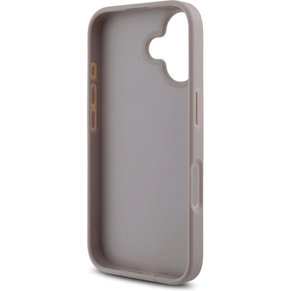 Guess PU 4G Metal Logo kryt pro iPhone 16 růžový - Pouzdra - Obrázek a1d6e20b01b24a26838521fe993adfe5