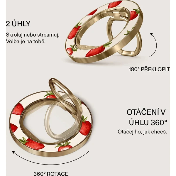 Burga Magnetic Ring držák Freshly Picked zlatý - Držáky - Obrázek a1e0c8af333f4ff49308d6fc66adea21