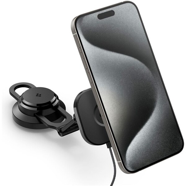 Spigen OneTap Pro 3 Wireless Car Charger MagSafe držák s nabíjením na displej Tesla