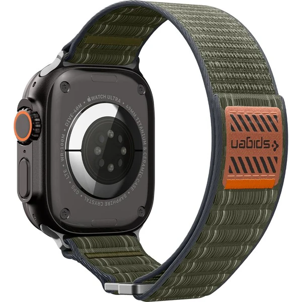 Spigen Fabric Band řemínek (hook-and-loop) Apple Watch 49/46/45/44mm zelený - Řemínky - Obrázek a2083ee0fffb4aadbb2c86f0b0a14022