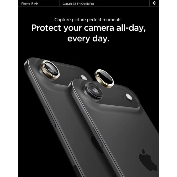 Spigen Glass tR EZ Fit Optik Pro skla iPhone Air gold (2 ks) - Ochranné folie a skla - Obrázek a2211842f3a94e22b415856ac7d214ab