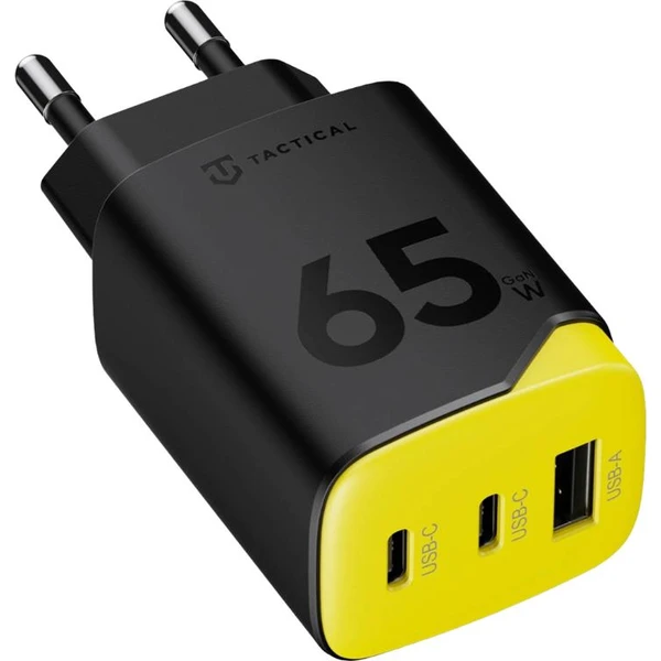 Tactical Minimi GaN 65W nabíjecí adaptér (2xUSB-C, 1xUSB-A) černý - Nabíječky - Obrázek a2231bac3a584a12959830b00a55064e