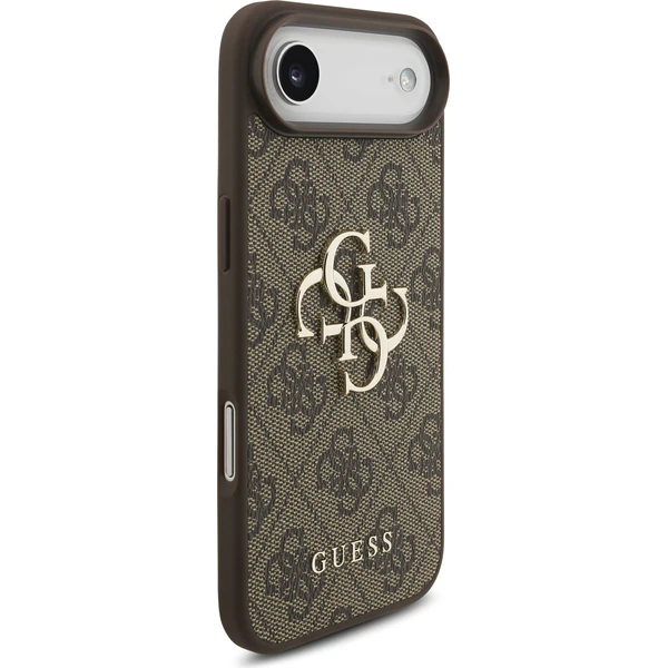 Guess PU 4G Metal Logo kryt iPhone Air hnědý - Pouzdra - Obrázek a22720fa08a1498caf90ab2cb36a6487