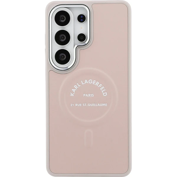 Karl Lagerfeld PU RSG Logo Magnetic kryt Samsung Galaxy S26 Ultra růžový - Pouzdra - Obrázek a2394e0d75ad4033880fa6749f651e8e