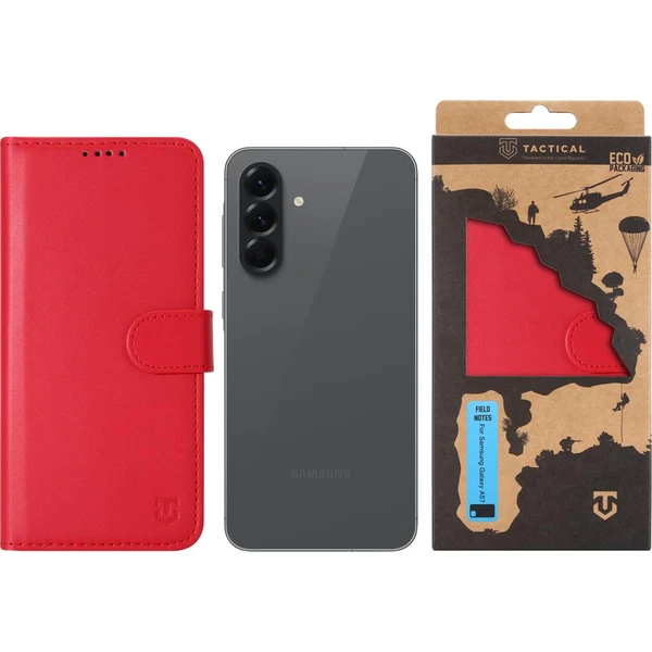 Tactical Field Notes pouzdro Samsung Galaxy A57 červené - Pouzdra - Obrázek a249183a894945e78f782e0961aae103