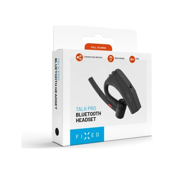 FIXED Talk Pro Bluetooth headset s ENC a otevřenou konstrukcí, černý - Handsfree - Obrázek a24dec0918324dfaa36ccb3157fe2862