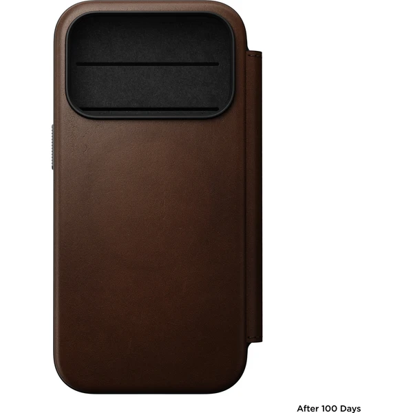 Nomad Modern Leather Folio MagSafe kožené pouzdro iPhone 18 Pro Brown - Pouzdra - Obrázek a26351bc5ef24fb9a7f8be2df4453446