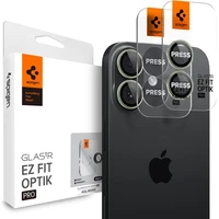 Spigen Glass tR EZ Fit Optik Pro skla iPhone 17 green (2 ks) - Ochranné folie a skla