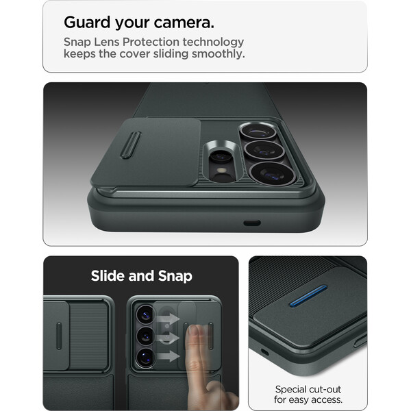 Spigen Optik Armor kryt Samsung Galaxy S26 Ultra zelený - Pouzdra - Obrázek a2a9d08a522d4c7bb34cf0e1be8df25d