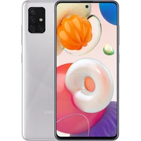 Samsung Galaxy A51 Dual SIM stříbrný - Mobilní telefony