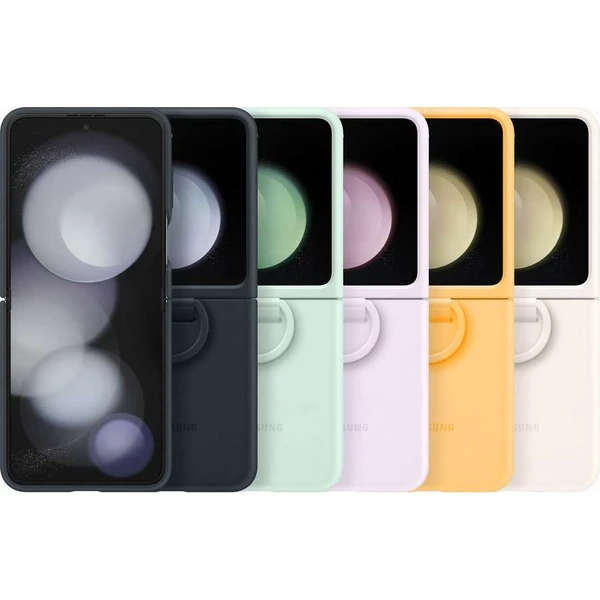 Samsung Silicone case with Ring Z Flip5 Lavender - Pouzdra - Obrázek a2d9db14aecf49e7b64bf305b74c3aed