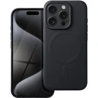 Smarty Mag silikonový kryt s MagSafe iPhone 15 Pro černý - Pouzdra