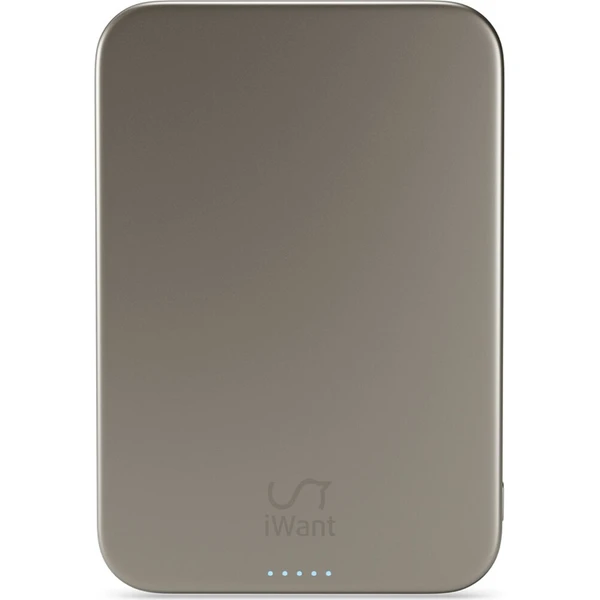 iWant Qi2 MagSafe 5000mAh Slim Alu Mag+ hliníková powerbanka titanová - Powerbanky - Obrázek a319faa33dc741578399fe5997a4b6bb