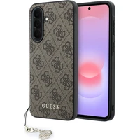 Guess 4G Charm kryt Samsung Galaxy A37 hnědý - Pouzdra