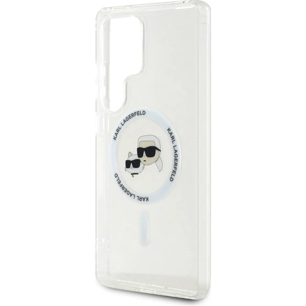 Karl Lagerfeld IML K&CH Heads MagSafe kryt Samsung Galaxy S25 Ultra čirý - Pouzdra - Obrázek a36893eac5054d24a38a4ad0515886e3