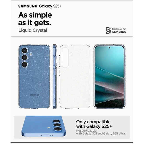 Spigen Liquid Crystal Glitter kryt Samsung Galaxy S25+ třpytivý - Pouzdra - Obrázek a373cbe54f2c4a55a3451400846d0163