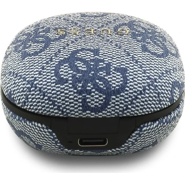 Guess PU 4G Metal Logo ENC TWS bezdrátová sluchátka modrá - Sluchátka - Obrázek a376d7e05b394adbbcb992f1e8dfc493