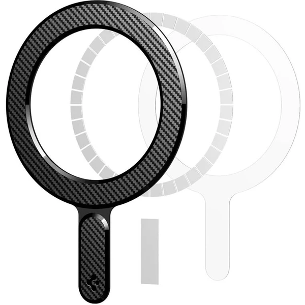 Spigen OneTap Ring Magnetic Plate nalepovací MagSafe kroužek karbonový - Vychytávky - Obrázek a37ca451621e4f4795cc2503def3f0ba