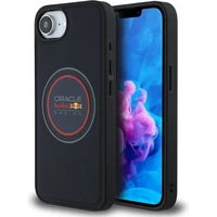 Oracle Red Bull Racing PU Leather Red Ring MagSafe kryt iPhone 17e/16e modrý - Pouzdra