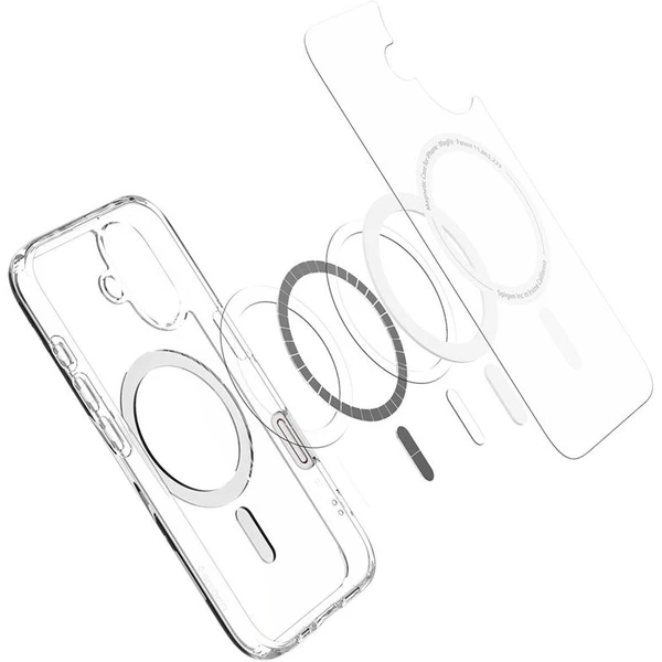 Spigen Ultra Hybrid T MagSafe kryt iPhone 16 bílý - Pouzdra - Obrázek a3b299940aa34fc79b3c778abfd316a1