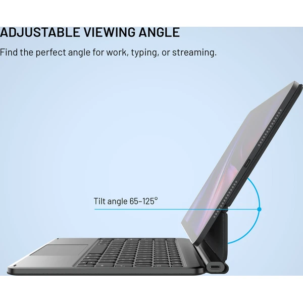 FIXED Typee Alu pouzdro s bezdrátovou klávesnicí iPad Pro 11" (18-22)/iPad Air (20-26), CZ, černé - Pouzdra s klávesnicí - Obrázek a3b987dd36084bca95d802445459ad06