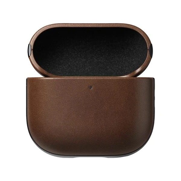 Nomad Modern Leather pouzdro Apple Airpods 4 tmavě hnědé - Pouzdra - Obrázek a3e55391b5e8415ba6a2a4763d6ebcd9