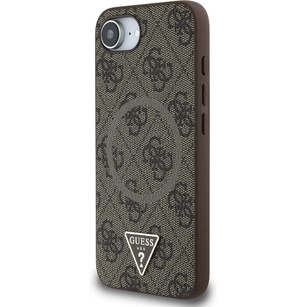 Guess PU 4G Strass Triangle Metal Logo kryt iPhone 17e/16e hnědý - Pouzdra - Obrázek a3e6dc44d09f4c7fa4c9094d596666f5