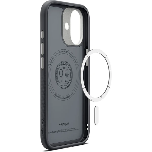 Spigen Nano Pop MagSafe kryt iPhone 17 black sesame - Pouzdra - Obrázek a404a7be35254d56b2672fa883eb01d2