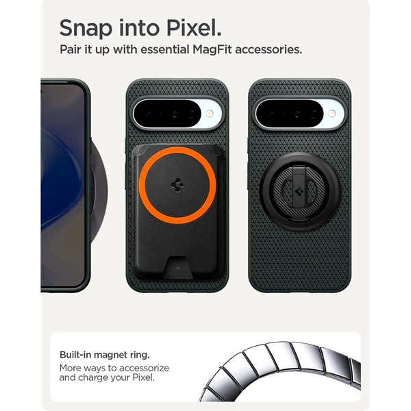 Spigen Liquid Air MagSafe kryt Google Pixel 10/10 Pro zelený - Pouzdra - Obrázek a40dd709a0254e48943ecd1b5f4a85be
