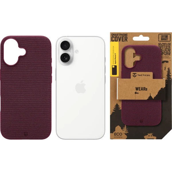 Tactical MagForce WEARe MagSafe kryt Apple iPhone 17 Burgundy - Pouzdra - Obrázek a4145fc11d7a4826b8a6616f2585bb80