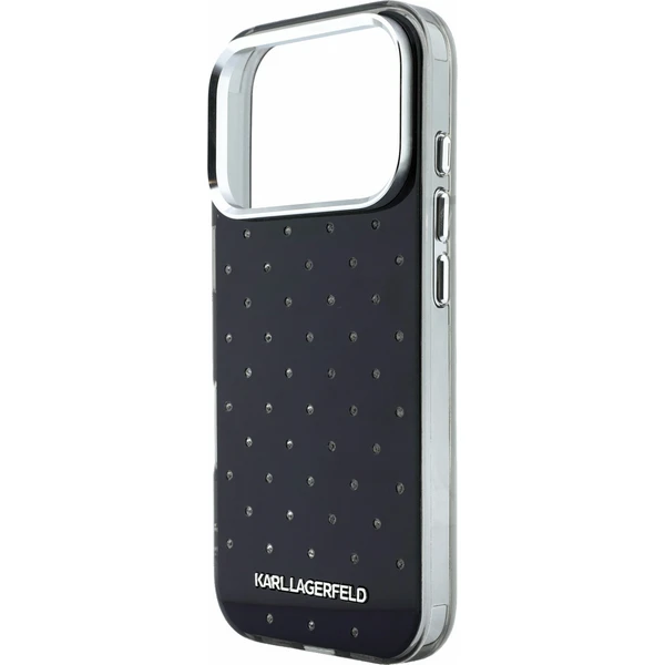 Karl Lagerfeld IML Rhinestones Allover Magsafe kryt iPhone 18 Pro Max černý - Pouzdra - Obrázek a4161ad21bd34f55b06d6eea753a5cff