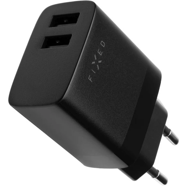 FIXED nabíječka s 2x USB-A, 17W, černá - Nabíječky - Obrázek a4198499234549c9b8ea0f73395b93f4