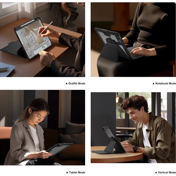 Nillkin Bumper Link pouzdro s klávesnicí iPad Pro 13 (2024) černé - Pouzdra - Obrázek a4bbdd4b722b4429ba9cbc43abf5043e