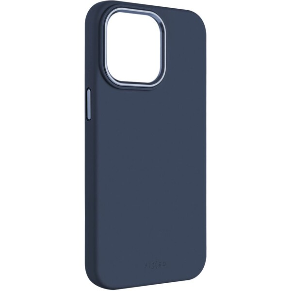 FIXED MagFlow silikonový kryt s MagSafe Apple iPhone 16 Pro Max modrý