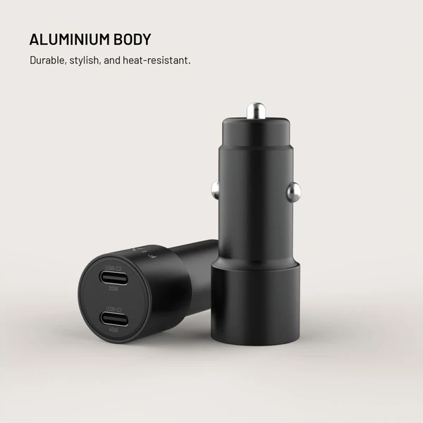 FIXED autonabíječka s 2xUSB-C výstupem, podpora PD 3.0, 65W, černá - Nabíječky - Obrázek a503e95b93114f51bb42fd44be57286f
