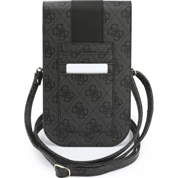 Guess PU 4G Stripe Metal Logo taška na telefon černá - Pouzdra - Obrázek a51c280d24884143a951fd689fc70576
